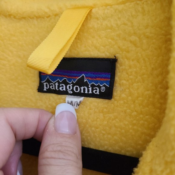 Vintage Patagonia Red Fleece Lined Coat Size M - Picture 13 of 14